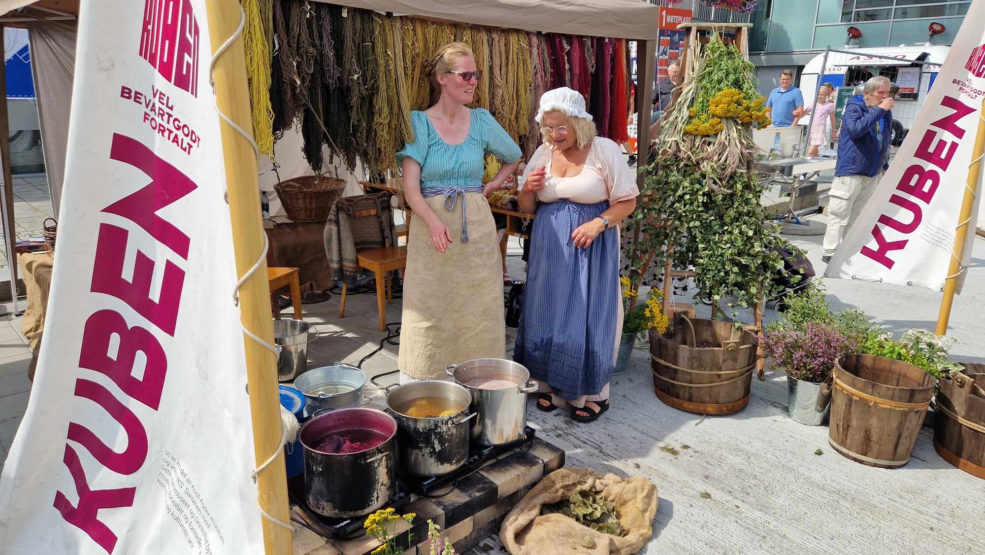 Plantefarging Stand Under Tall Ships Races I Arendal